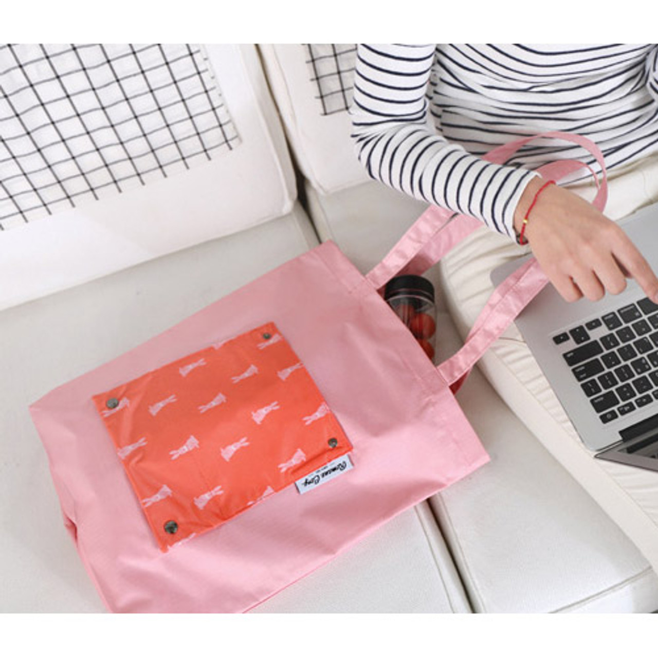 folding tote bag