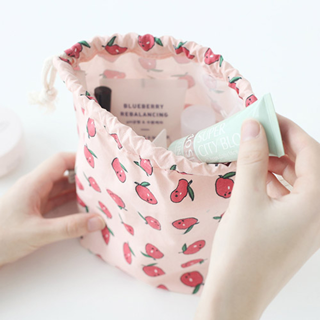 Livework Jam Jam pattern drawstring pouch - fallindesign