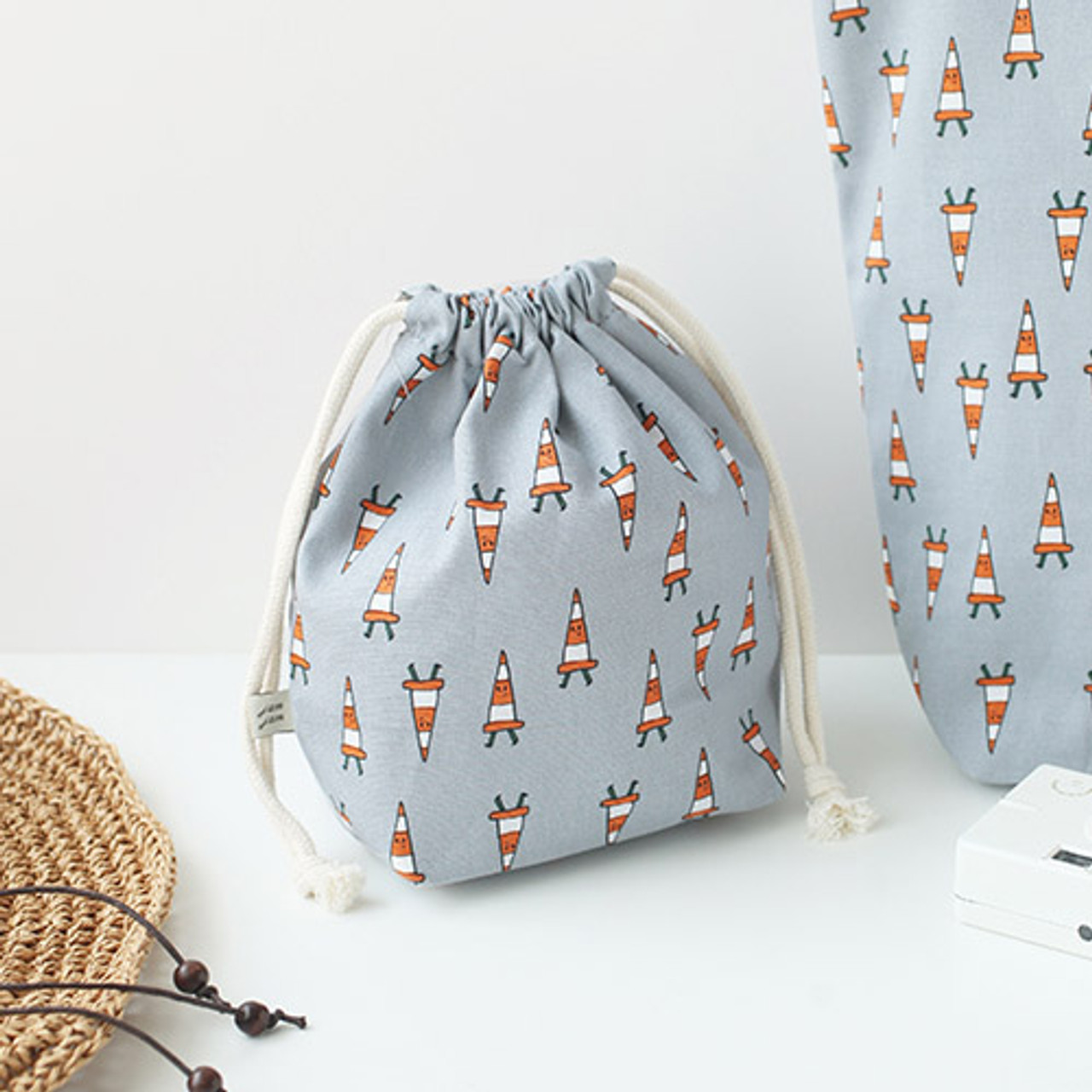 Livework Jam Jam pattern drawstring pouch - fallindesign