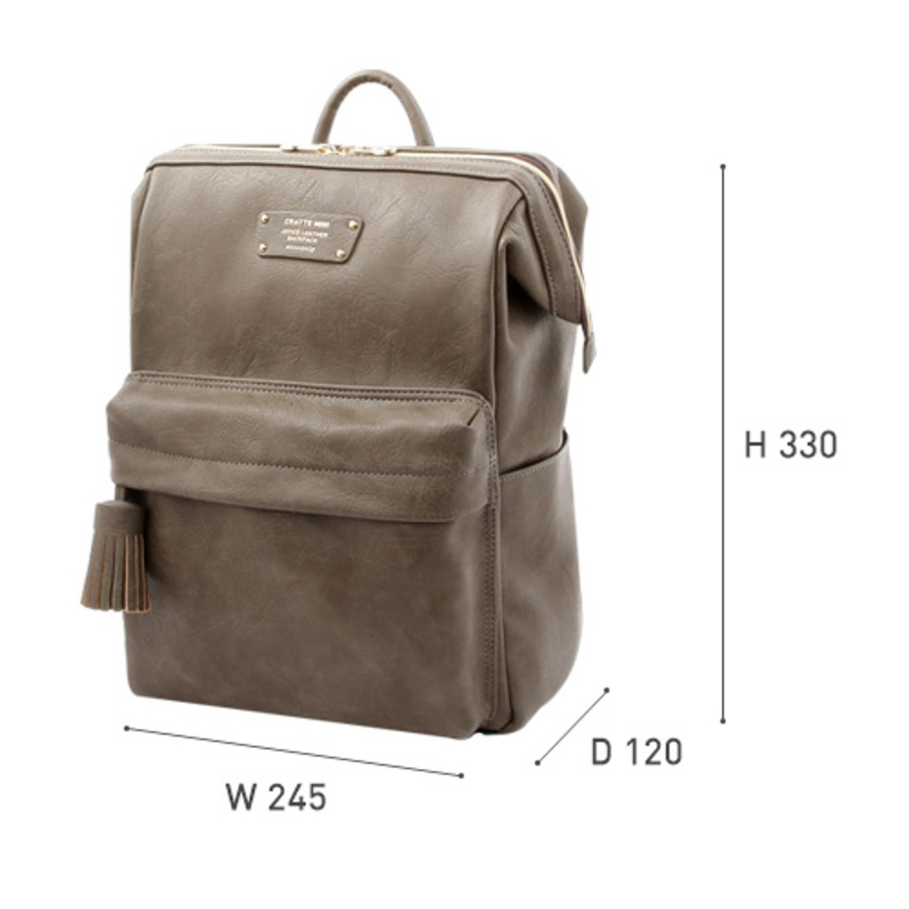 【MUCENT】 AREN TWO POCKET LEATHER MINI BACKPACK UNISEX MUCENT☆大人気♪Aren Two Pocket Leather Mini Backpack Unisex