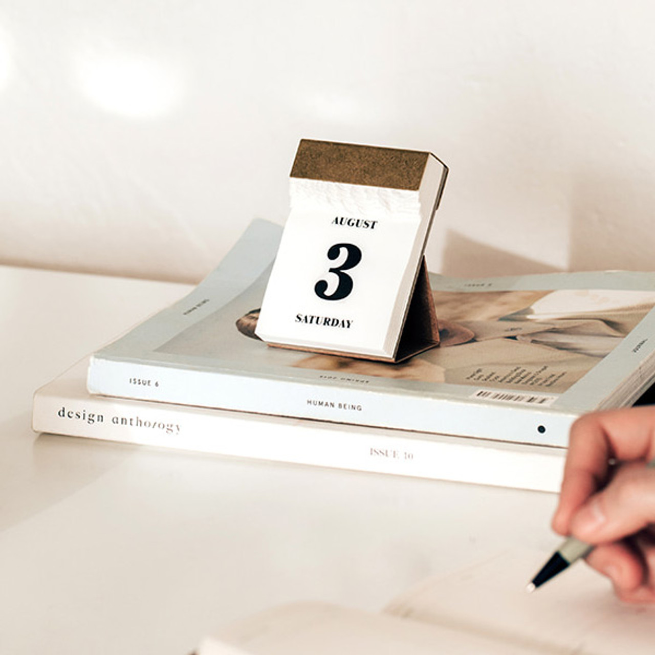 livework 2019 every day small tear off desk calendar