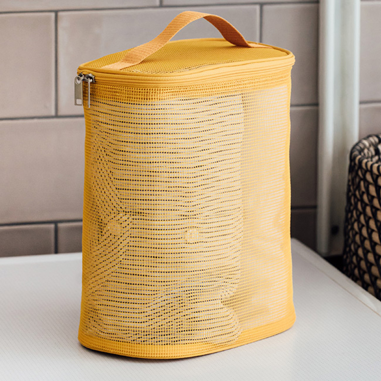 【LIVEWORK】Comfy Cozy Tote Bag Livework A low hill spa mesh travel zipper tote bag