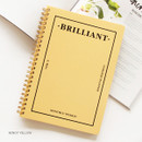 Paperian Brilliant spiral undated weekly planner scheduler