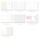 Paperian Brilliant spiral undated weekly planner scheduler