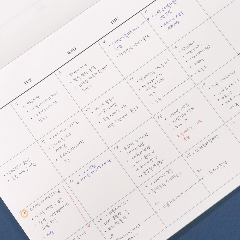 O CHECK A4 Dateless Weekly Desk Planner Pad o-check-a4-dateless-weekly-desk-planner-pad