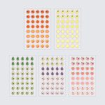 Fruit clear sticker - GMZ Fruit and removable sticker pack