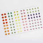 Fruit clear sticker - GMZ Fruit and removable sticker pack