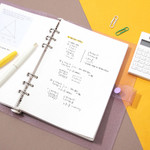 Usage example - Second Mansion Grid 6-ring A5 size planner notebook refill