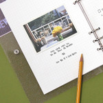 Usage example - Second Mansion Grid 6-ring A5 size planner notebook refill