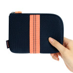 Small size - Monopoly Air mesh small cable half zipper case pouch