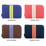 Color - Monopoly Air mesh small cable half zipper case pouch