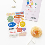Lettering - O-CHECK Spring come removable paper deco sticker