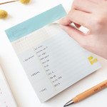 Perforated line - O-CHECK Checklist perforated writing notepad 90 sheets