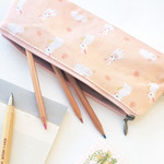 Usage example - O-CHECK Rabbit cotton zipper pencil case pouch