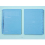 Blue - Ardium Color spiral grid notebook 126 pages