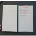 Usage example - N.IVY Today is grid free memo notepad checklist