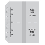 Size - 2NUL Photo 8 pockets for A6 wide 6-ring binder