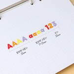 Size - Wanna This Twinkle Alphabet and Number craft deco sticker