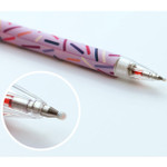 O-ssum knock retractable ballpoint gel pen with clip
