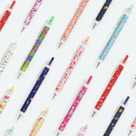 O-ssum knock retractable ballpoint gel pen with clip
