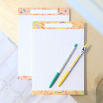 Usage example - O-ssum A5 size grid and blank notes memo notepad 