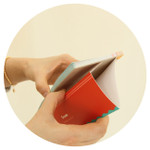 Standing notepad - O-ssum standing memo notepad with perforated line