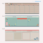 O-ssum standing memo notepad with perforated line