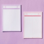 After The Rain Label B5 size grid notes memo notepad