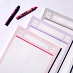 After The Rain Label B5 size grid notes memo notepad