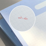 4mm graph paper - ICONIC Sweet B5 size grid notes memo notepad