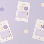 Yogurt - Dash and Dot And dots memo notes sticky notepad ver3 Yogurt - Dash and Dot And dots memo notes sticky notepad ver3