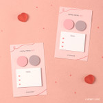 Cherry pink - Dash and Dot And dots memo notes sticky notepad ver3 Cherry pink - Dash and Dot And dots memo notes sticky notepad ver3