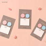 Valentine - Dash and Dot And dots memo notes sticky notepad ver3 Valentine - Dash and Dot And dots memo notes sticky notepad ver3