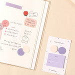 Yogurt - Dash and Dot And dots memo notes sticky notepad ver3 Yogurt - Dash and Dot And dots memo notes sticky notepad ver3
