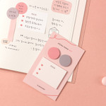 Cherry pink - Dash and Dot And dots memo notes sticky notepad ver3 Cherry pink - Dash and Dot And dots memo notes sticky notepad ver3