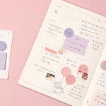 Usage example - Dash and Dot And dots memo notes sticky notepad ver3 Usage example - Dash and Dot And dots memo notes sticky notepad ver3