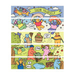 Dailylike Jelly bear garden masking seal sticker set