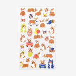 For your heart paper adhesive sticker - Welsh Corgi