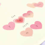Usage example -PAPERIAN Color palette Heart deco sticker set Usage example -PAPERIAN Color palette Heart deco sticker set
