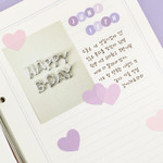 PAPERIAN Color palette Heart deco sticker set PAPERIAN Color palette Heart deco sticker set