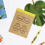 Bear - ROMANE Donat Donat kraft grid memo notepad