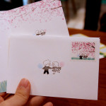 Usage example - DESIGN GOMGOM Horizontal post stamp adhesive sticker sheet