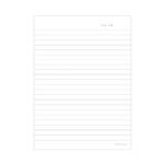 Ruled papers - DESIGN GOMGOM Common days spiral bound lined notebook