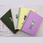 DESIGN GOMGOM Common days spiral bound lined notebook