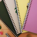 Wire bound - DESIGN GOMGOM Common days spiral bound lined notebook