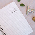 100gsm paper - DESIGN GOMGOM Common days spiral bound lined notebook