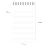 Size - Ardium Color large spiral bound lined notepad