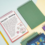 Usage example - Ardium Color medium spiral bound lined notepad