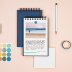 Usage example - Ardium Color medium spiral bound lined notepad