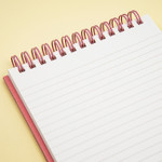 Lined page - Ardium Color medium spiral bound lined notepad